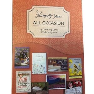 Faithfull the Brand All Occasion Greeting Cards - Orange